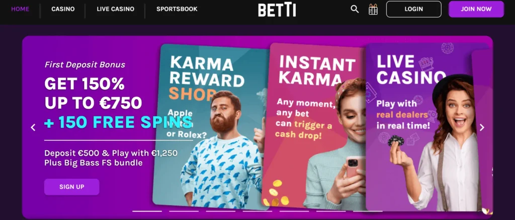 betti casino